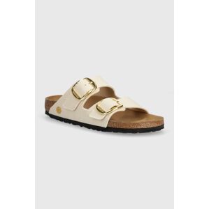 Šľapky Birkenstock Arizona Big Buckle dámske, béžová farba, 1026726