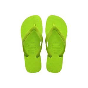 Žabky Havaianas TOP dámske, zelená farba, na plochom podpätku, 4000029.1411