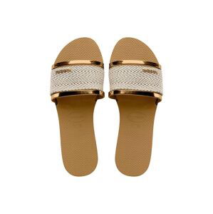 Šľapky Havaianas YOU TRANCOSO PREMIUM dámske, zlatá farba, 4146063.1856