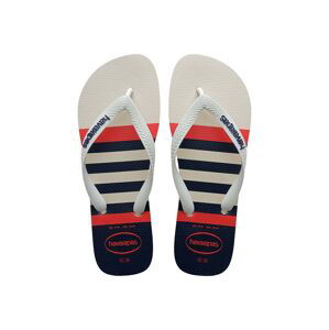 Žabky Havaianas TOP dámske, béžová farba, na plochom podpätku, 4137126.6349