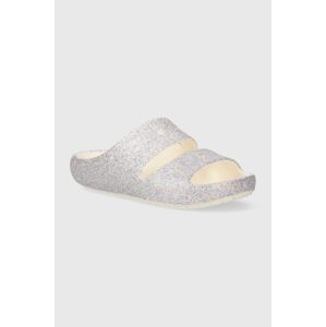 Detské šľapky Crocs CLASSIC GLITTER SANDAL V