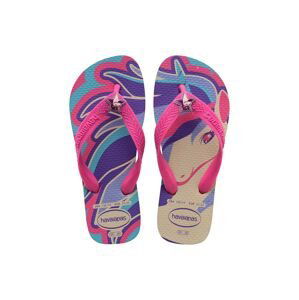 Detské žabky Havaianas KIDS FANTASY fialová farba