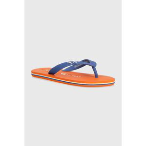 Detské žabky Pepe Jeans BAY BEACH BASIC B oranžová farba