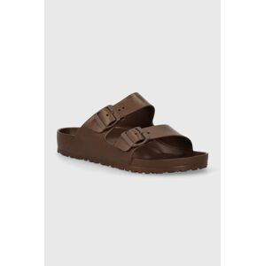 Šľapky Birkenstock Arizona Eva pánske, hnedá farba, 1027328