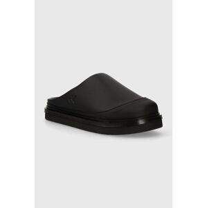 Šľapky Calvin Klein Jeans CLOG SANDAL SLIPON RB ML UC pánske, čierna farba, YM0YM00941