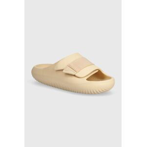 Šľapky Crocs Mellow Luxe Recovery Slide béžová farba, 209413