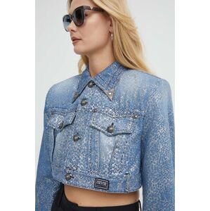 Rifľová bunda Versace Jeans Couture dámska, prechodná, 76HAS458 DS013M30
