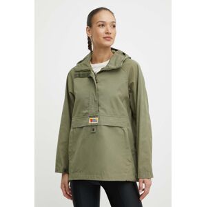 Bunda Fjallraven Vardag Anorak dámska, zelená farba, prechodná, F87009