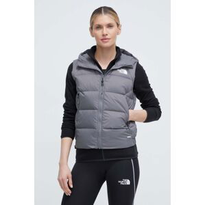 Športová páperová vesta The North Face Hyalite šedá farba, zimná