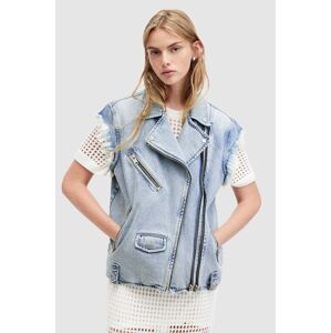 Rifľová vesta AllSaints RIPLEY WAISTCOAT dámska, prechodná, W055OA