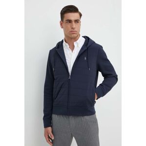 Bunda Polo Ralph Lauren pánska, tmavomodrá farba, prechodná, 710877271