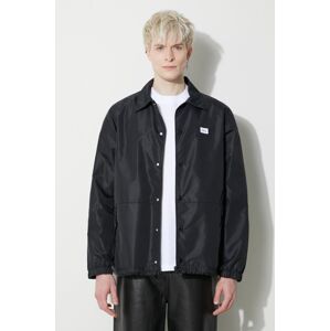 Košeľové sako A.P.C. Blouson Aleksi čierna farba, prechodné, PAAFA.H02739.LZZ