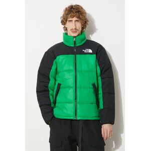 Bunda The North Face HMLYN INSULATED pánska, zelená farba, zimná, NF0A4QYZPO81