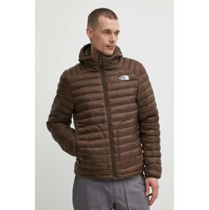 Športová bunda The North Face Huila hnedá farba, NF0A85A3HCF1