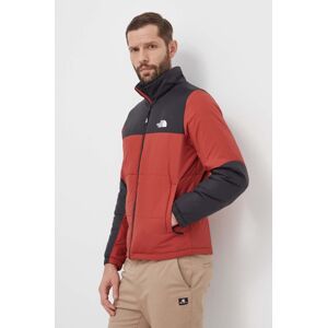 Bunda The North Face GOSEI PUFFER pánska, červená farba, prechodná, NF0A8795POJ1