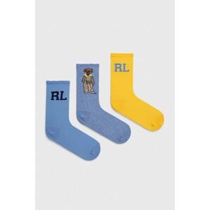 Ponožky Polo Ralph Lauren 3-pak dámske