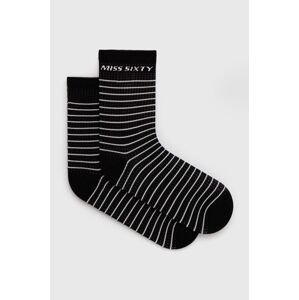 Ponožky Miss Sixty OJ8570 dámske, čierna farba, 6L2OJ8570000