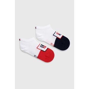 Detské ponožky Tommy Hilfiger 2-pak červená farba