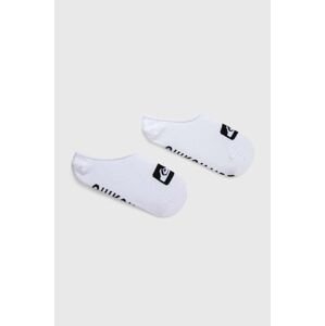 Ponožky Quiksilver 5-pak pánske, biela farba
