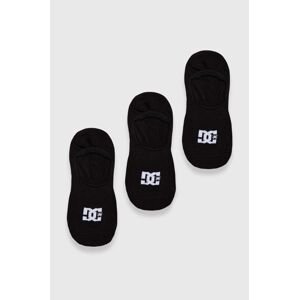Ponožky DC 3-pak pánske, čierna farba, ADYAA03191