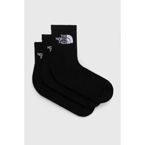 Ponožky The North Face 3-pak pánske, čierna farba, NF0A882GJK31