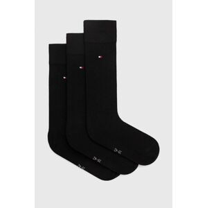 Ponožky Tommy Hilfiger 6-pak pánske, čierna farba, 701229979