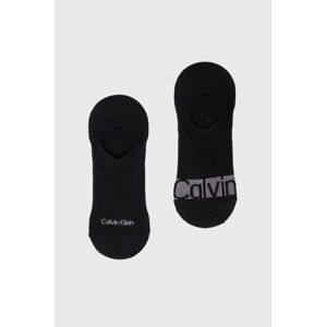 Ponožky Calvin Klein 4-pak pánske, čierna farba, 701229667