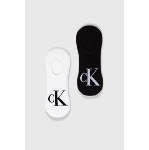 Ponožky Calvin Klein Jeans 4-pak pánske, čierna farba, 701229674