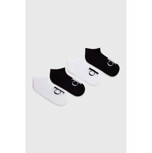 Ponožky Calvin Klein Jeans 4-pak pánske, čierna farba, 701229673