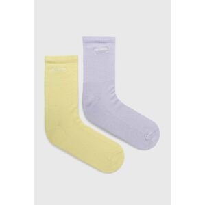 Ponožky Dickies NEW CARLYSS 2-pak fialová farba, DK0A4XJY
