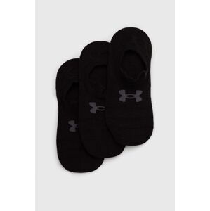 Ponožky Under Armour 3-pak čierna farba