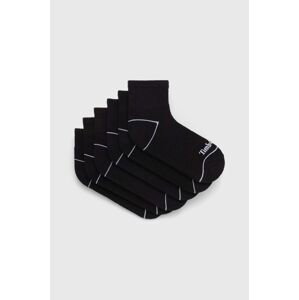 Ponožky Timberland 3-pak čierna farba, TB0A2PU20011