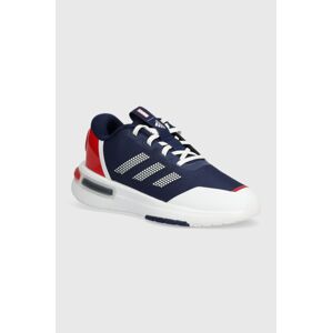 Detské tenisky adidas MARVEL CAP Racer K tmavomodrá farba