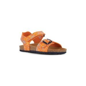 Detské sandále Geox GHITA oranžová farba
