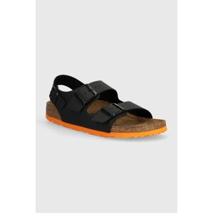 Detské sandále Birkenstock Milano Kids BF čierna farba