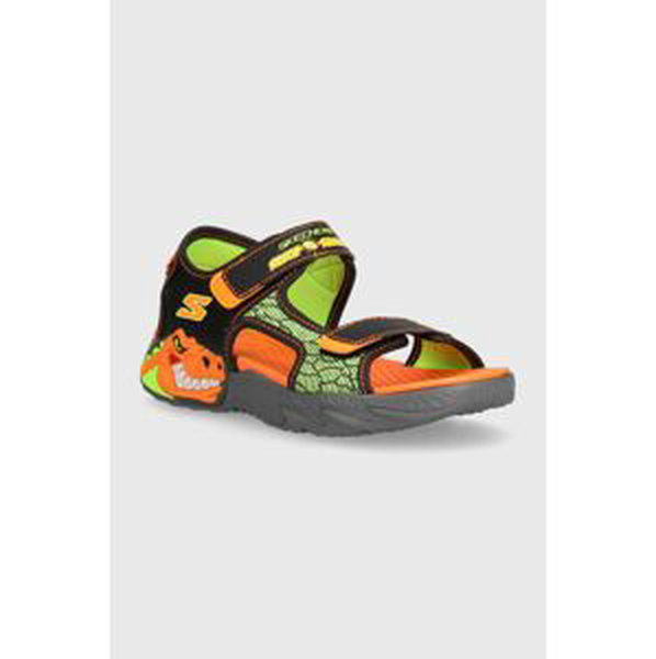 Detské sandále Skechers CREATURE-SPLASH čierna farba