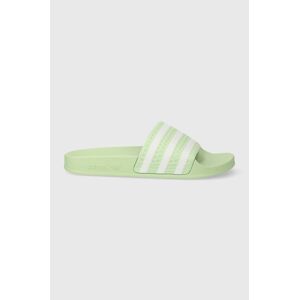 Šľapky adidas Originals Adilette dámske, zelená farba, IE3048