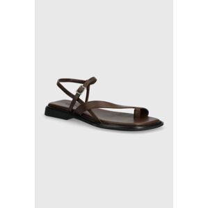 Kožené sandále Vagabond Shoemakers IZZY dámske, hnedá farba, 5513-001-35
