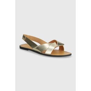 Kožené sandále Vagabond Shoemakers TIA 2.0 dámske, zlatá farba, 5531-083-81