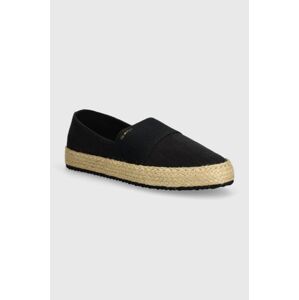 Espadrilky Gant Raffiaville čierna farba, 28569606.G00