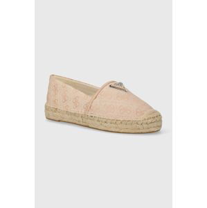 Espadrilky Guess JOLANDE béžová farba, FLGJDE FAL14