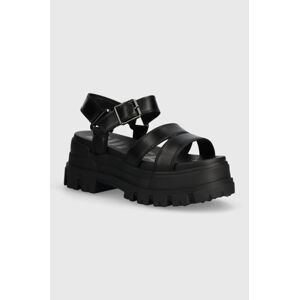 Sandále Buffalo Aspha Ts Sandal dámske, čierna farba, na platforme, 1602188.BLK