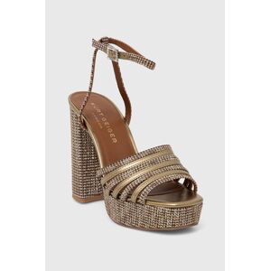 Sandále Kurt Geiger London Pierra Platform Sandal zlatá farba, 8882268619