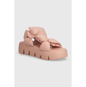 Sandále Steve Madden Bonkers dámske, ružová farba, na platforme, SM11002465