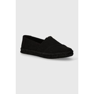 Espadrilky Toms Alpargata Rope 2.0 čierna farba, 10020706