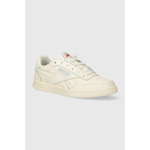 Kožené tenisky Reebok Classic Court Advance béžová farba, 100010640