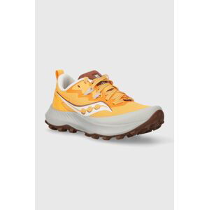 Bežecké topánky Saucony Peregrine 14 oranžová farba