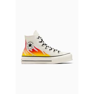 Tenisky Converse Chuck Taylor All Star Lift dámske, biela farba, A07892C