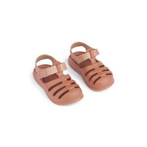 Detské sandále Liewood Beau Sandals ružová farba