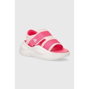 Detské sandále adidas MEHANA SANDAL KIDS ružová farba